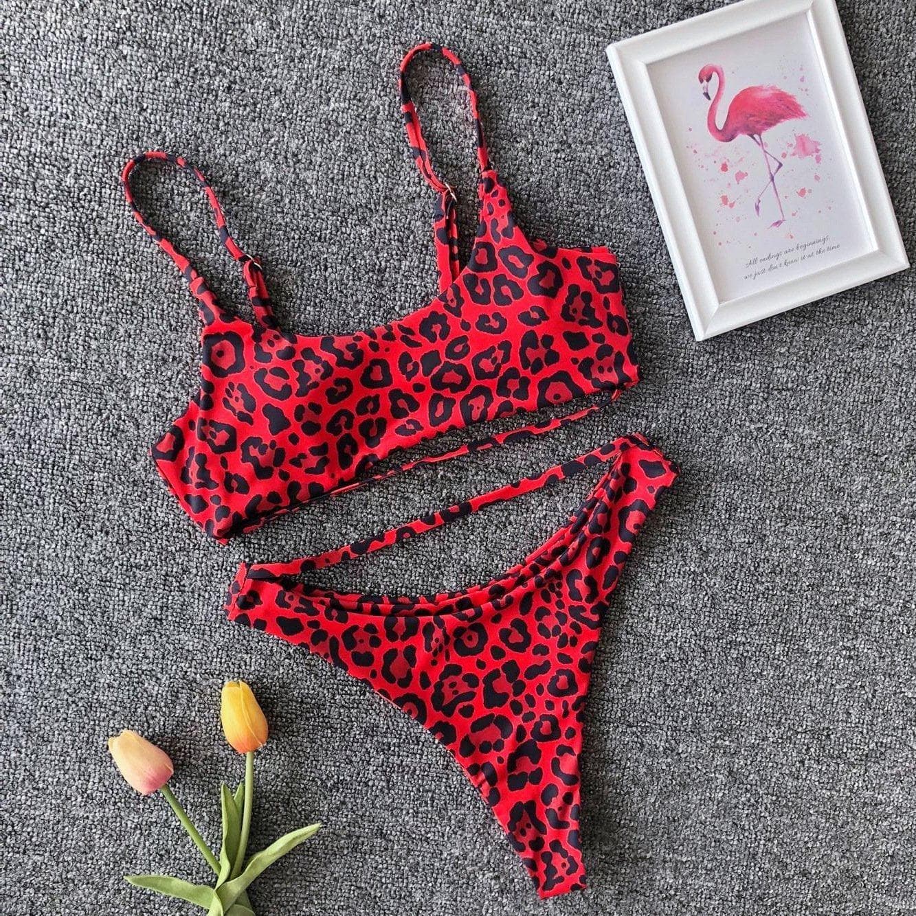 Hollow out bikini