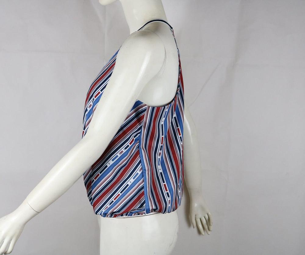 Lizeth Multi Color Spaghetti Strap Top