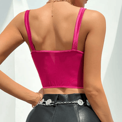 Loretta Strappy Bustier Bandana Hem Cami Top