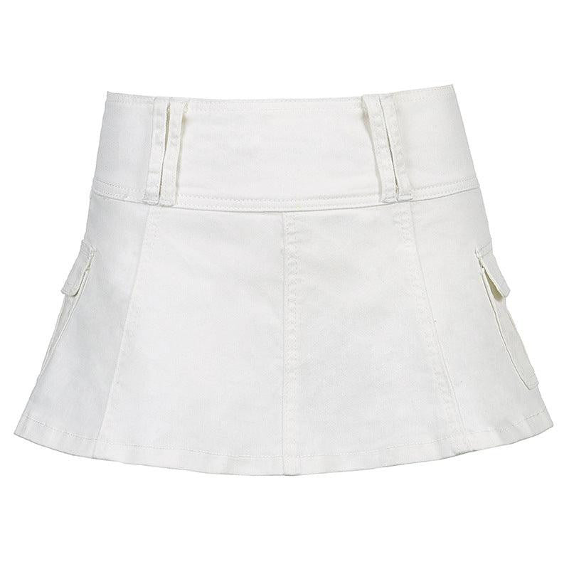 Maeve Solid Mini Skirt