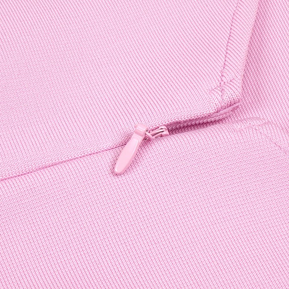 Ratana Pink Herve Mini Dress