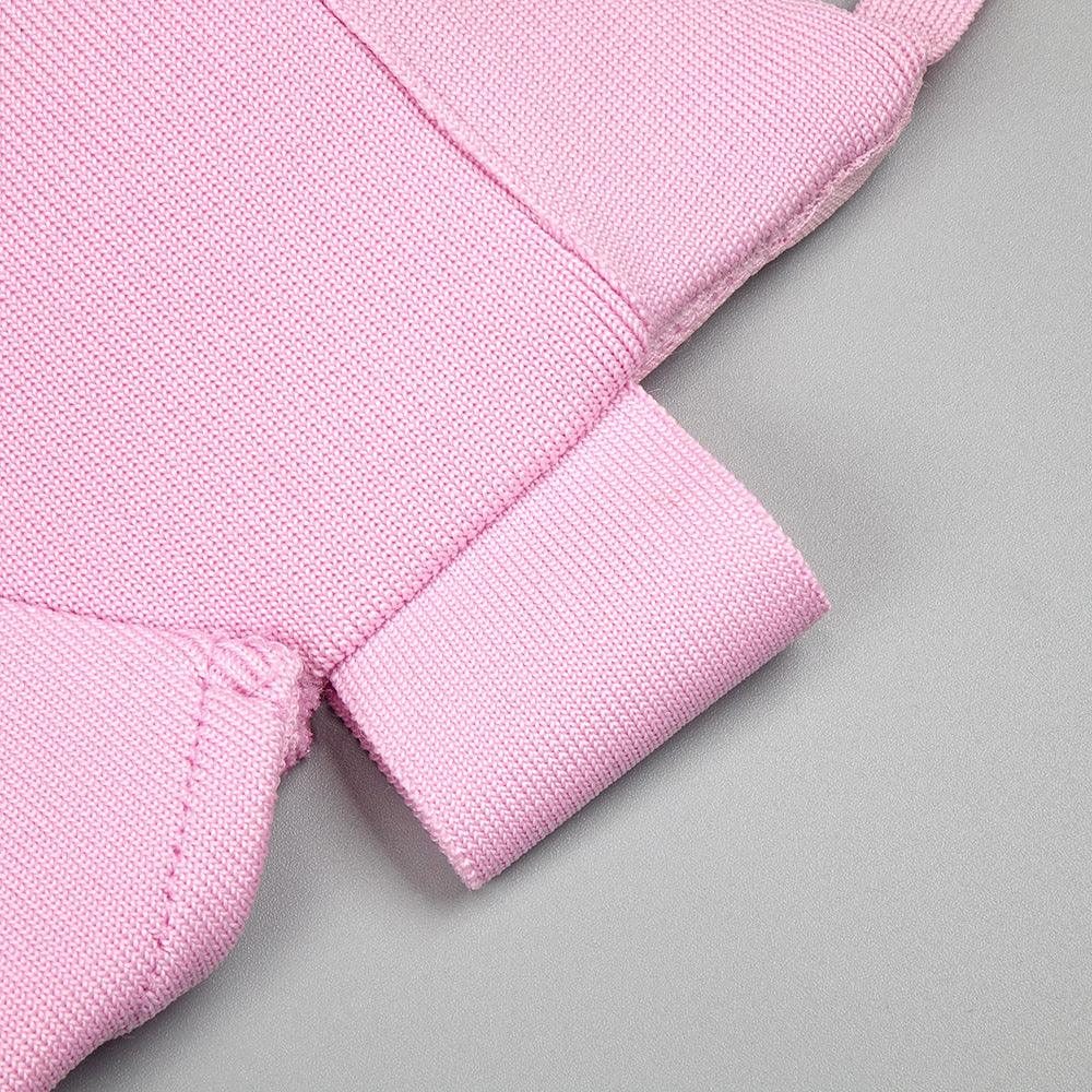 Ratana Pink Herve Mini Dress