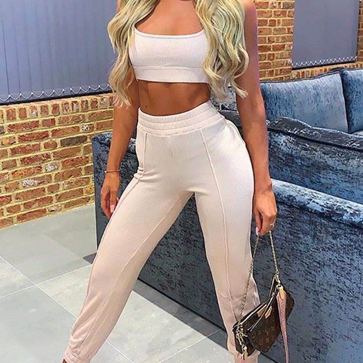 Sarah Bralette & Jogger Pants Set