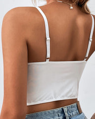Sexy Lace Bustier Corset Crop Top