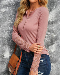 Solid Color Long Sleeve Knitted Base Top