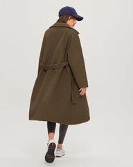 Double-sided Cashmere Coat Long Loose Woolen Jacket