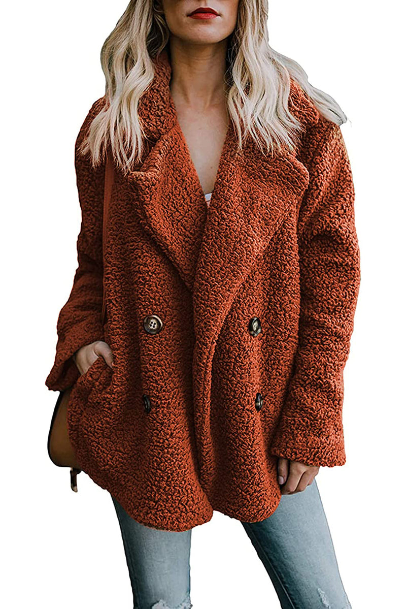 Faux Fur Coat Fuzzy Cardigan Warm Fleece Jacket - Zeagoo (Us Only)