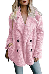 Faux Fur Coat Fuzzy Cardigan Warm Fleece Jacket - Zeagoo (Us Only)