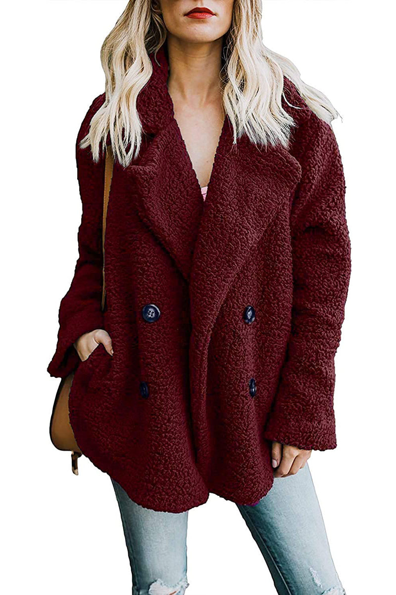 Faux Fur Coat Fuzzy Cardigan Warm Fleece Jacket - Zeagoo (Us Only)