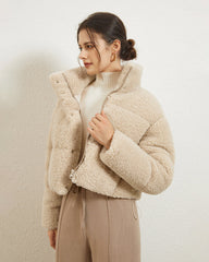 Warm Thick Lamb Plush Cotton Jacket Coat