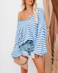 Stripe Loose Fit Sweater