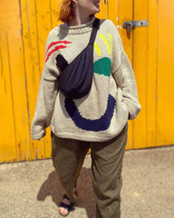 Happy Sunday Feel Good Knit Jumpers Sweater