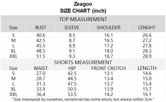 Zeagoo Womens 2 Piece Outfits Cotton Linen Shirt and Drawstring Short Set Vacation Set Casual Tracksuits (US Only)