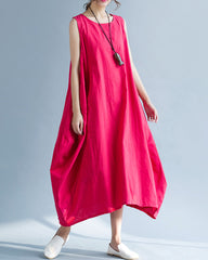 Vintage Losse Casual Boho Chic Swing Maxi Sundress