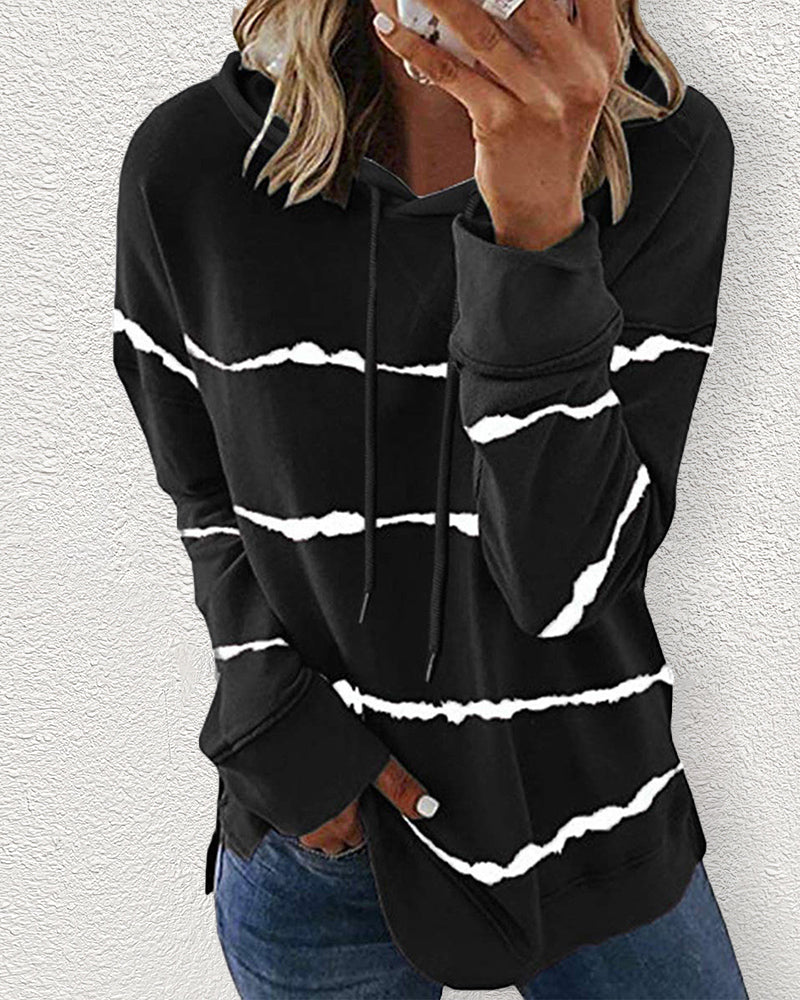 Loose T Shirt Fall Casual Hooded Tops
