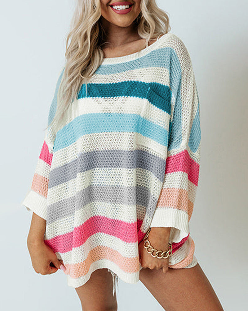 Baggy Sweater Knitted Tops Loose Long Sleeve Winter Oversize Sweaters