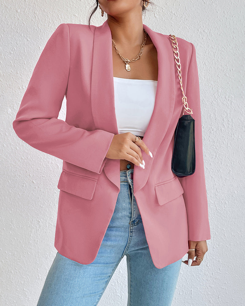 Fashion Suit Lapel Blazer Jacket