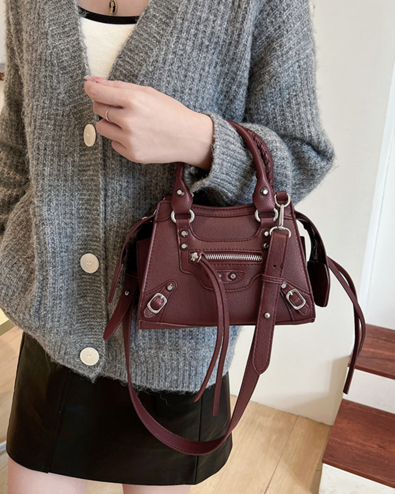 Rivet Crossbody Bag New Personalized Shoulder Bag Women's Handbag