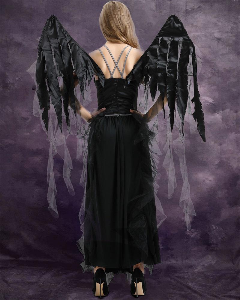 Dark Angel Costume Set Carnival Party Game Cosplay