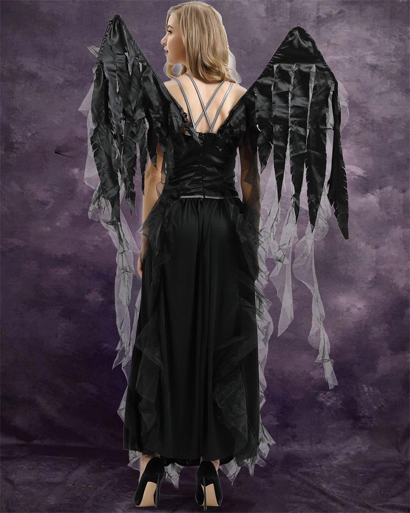 Dark Angel Costume Set Carnival Party Game Cosplay
