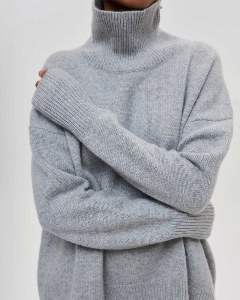 Turtleneck Sweater Knitted Pullovers Jumpers Tops