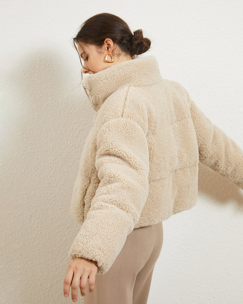 Warm Thick Lamb Plush Cotton Jacket Coat
