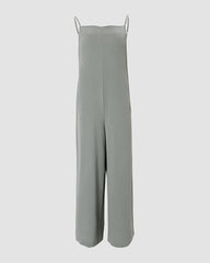 Sleeveless Strap Baggy Dungarees Jumpsuits Long Bib Pants Wide Leg Jumpsuits Rompers Overalls