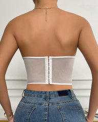 Floral Lace Corset Top