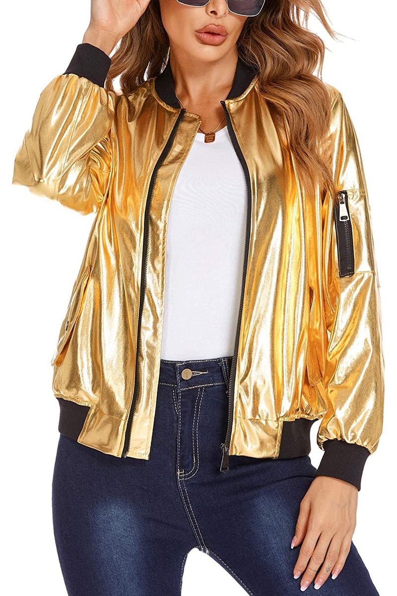 Bomber Zip Up Lightweight Jacket Coat - Zeagoo (Us Only)