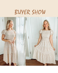 Boho Floral Print Vintage Maxi Dress - Zeagoo (Us Only)