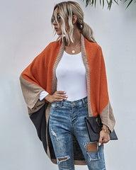 Crochet Color Stitching Winter Sweaters