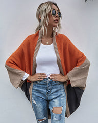 Crochet Color Stitching Winter Sweaters