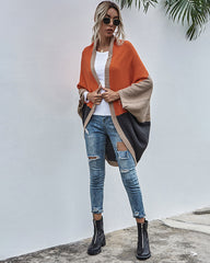 Crochet Color Stitching Winter Sweaters