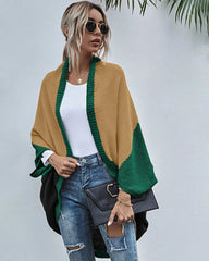 Crochet Color Stitching Winter Sweaters