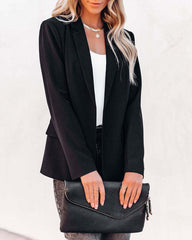 Casual Lapel Slim Pocket Cardigan Blazer