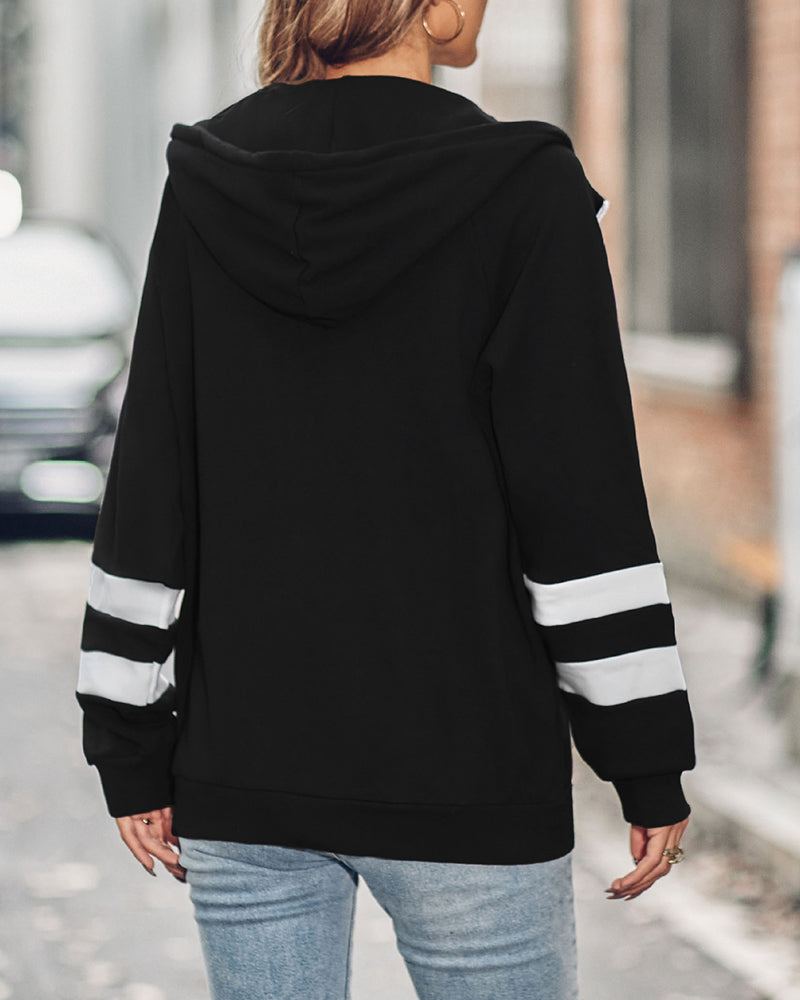 Long Sleeve Zip Up Hoodies with Pocket Hooded Sweatshirts Jackets