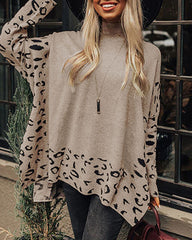 Corseted Tunic Winter Long Sleeved T-Shirt Pure Color Stand Collar Stretchable Top