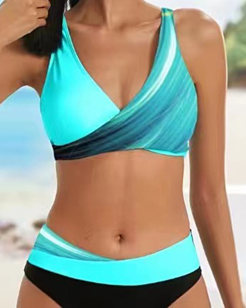 Two Pieces Bikini Swimsuit Push-Up Bathing Suit