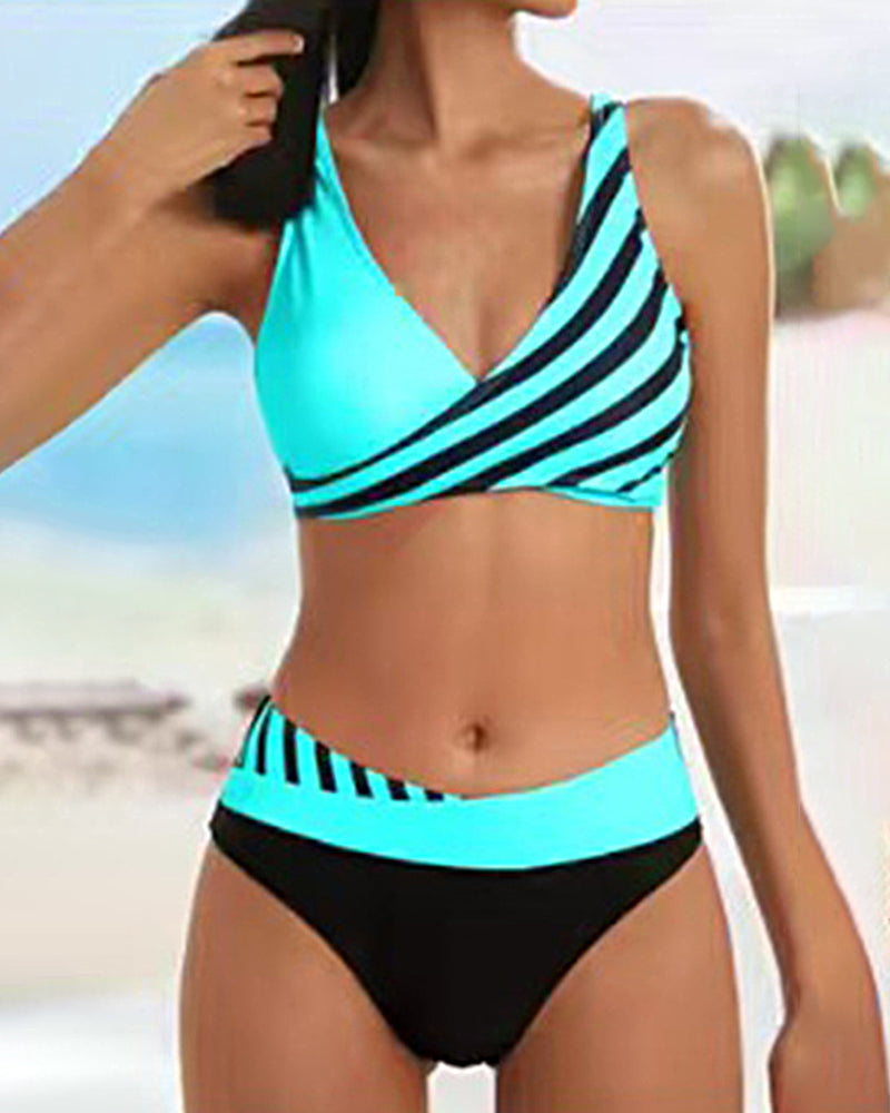 Two Pieces Bikini Swimsuit Push-Up Bathing Suit