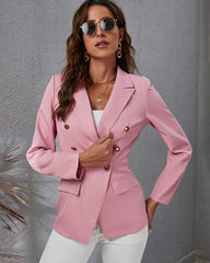 Long Sleeve Open Front Cardigan Jacket Work Office Blazer