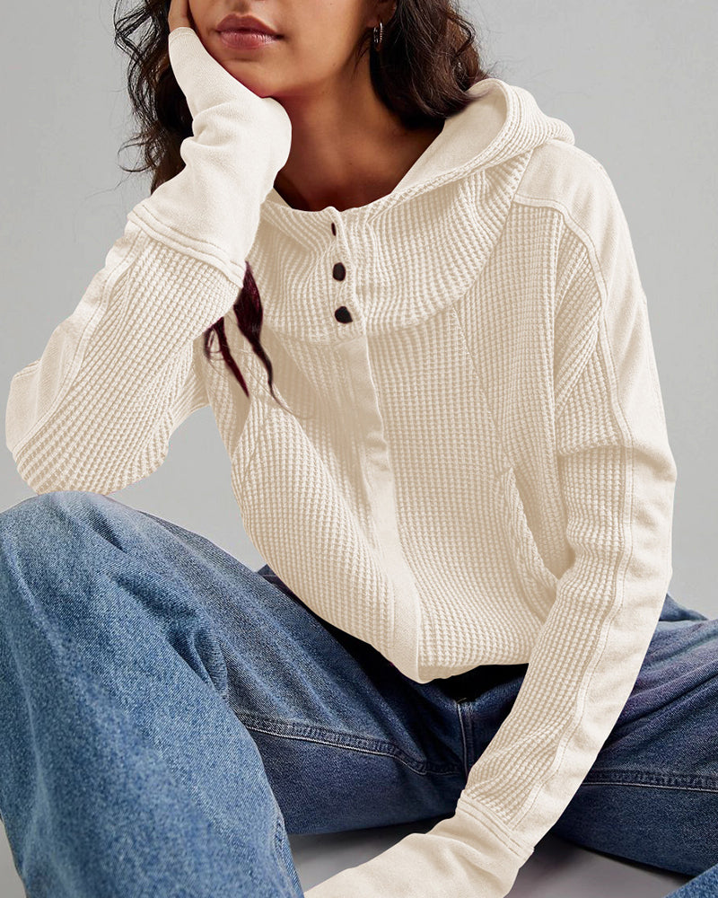 Long Sleeve Loose Slouchy Zip Hoodie Jacket