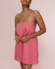 Leaf Strap Cozy Vacation Dress