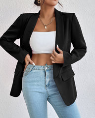 Fashion Suit Lapel Blazer Jacket