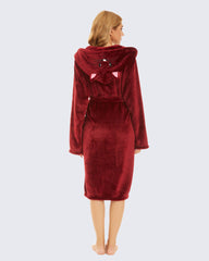 Flannel Hooded Pajamas Coral Fleece Velvet Robes