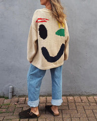 Happy Sunday Feel Good Knit Jumpers Sweater