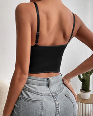 Lace Hollow Out Vest