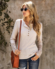 Solid Color Long Sleeve Knitted Base Top