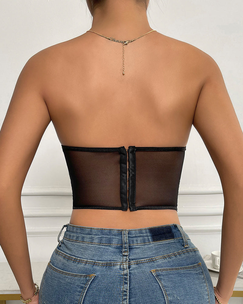 Floral Lace Corset Top