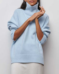 Turtleneck Sweater Knitted Pullovers Jumpers Tops