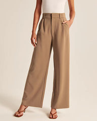 Wide Leg Pants High Waisted Business Casual Trousers Loose Suit Pants